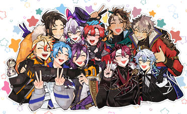HolostarsEnglish guild TEMPUS + ARMIS unit fanart
